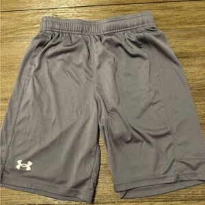 Under Armour Kids Charcoal Gray Shorts